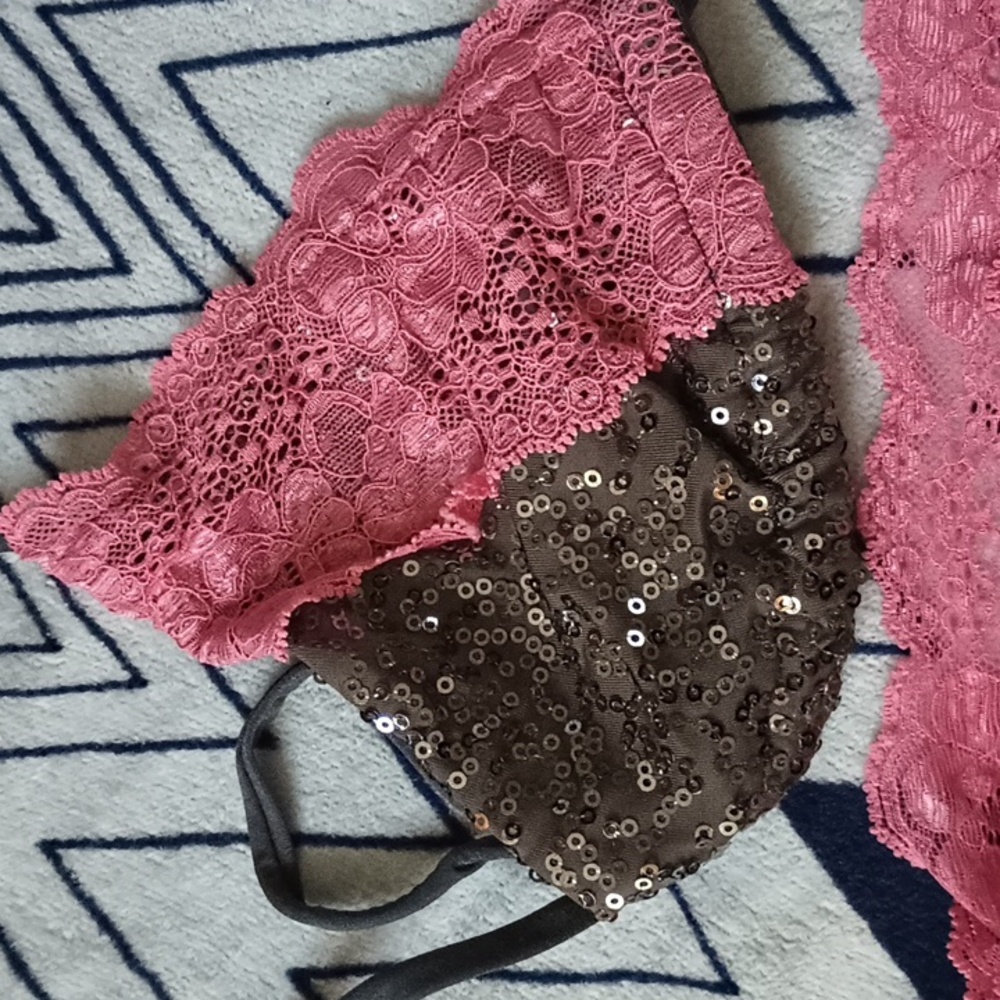 Beach Bunny Viva Las Vegas NWT SM top MD Full Coverage Bottom - Picture 4 of 14